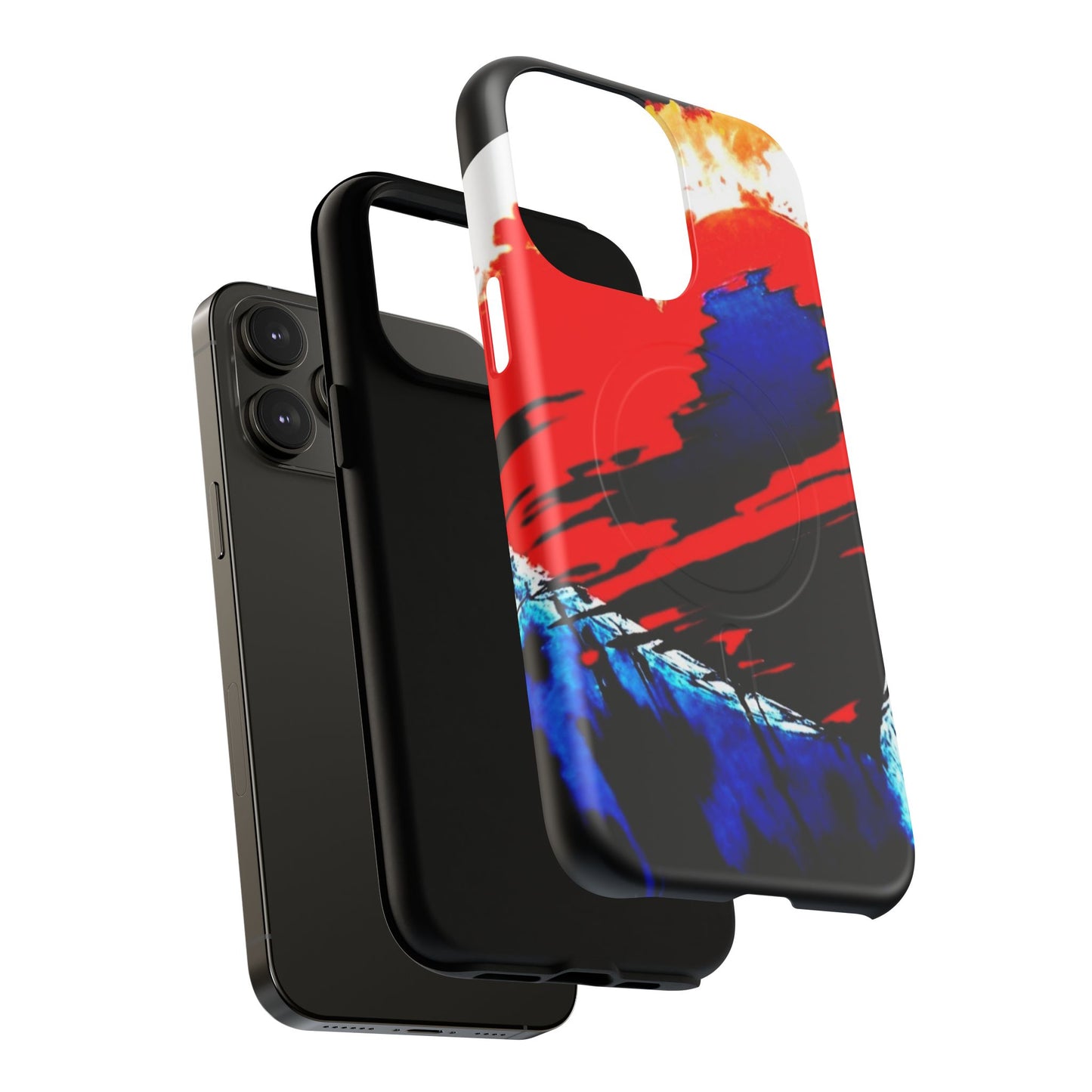 Abstract Magnetic Phone Case - Special Edition Bleeding Heart 2025 by Law Rence