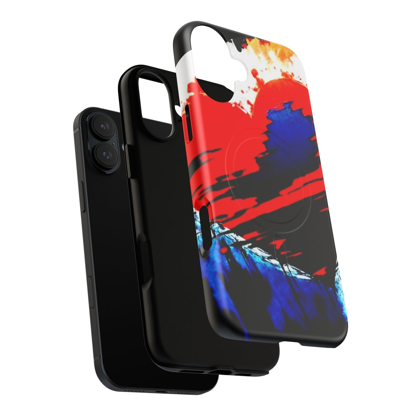 Abstract Magnetic Phone Case - Special Edition Bleeding Heart 2025 by Law Rence
