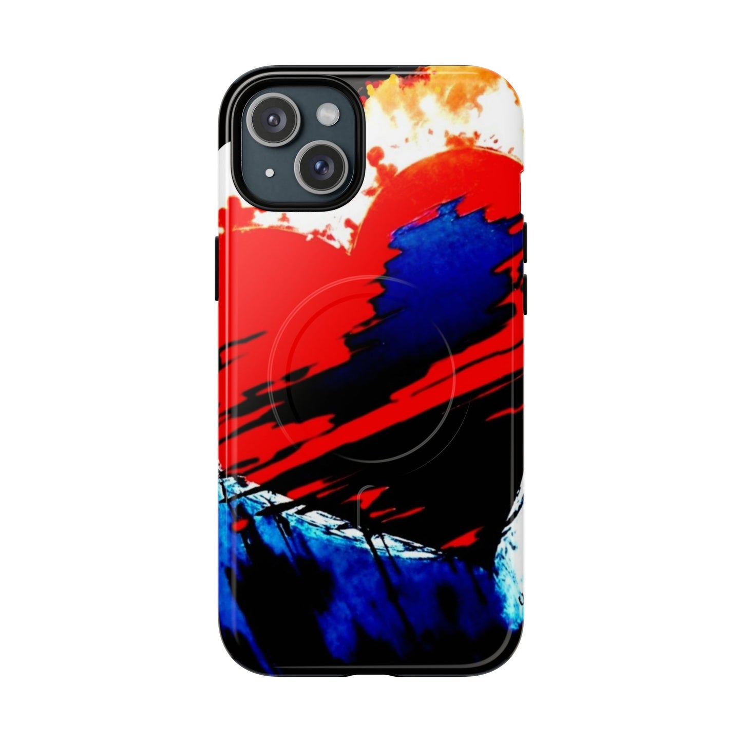 Abstract Magnetic Phone Case - Special Edition Bleeding Heart 2025 by Law Rence