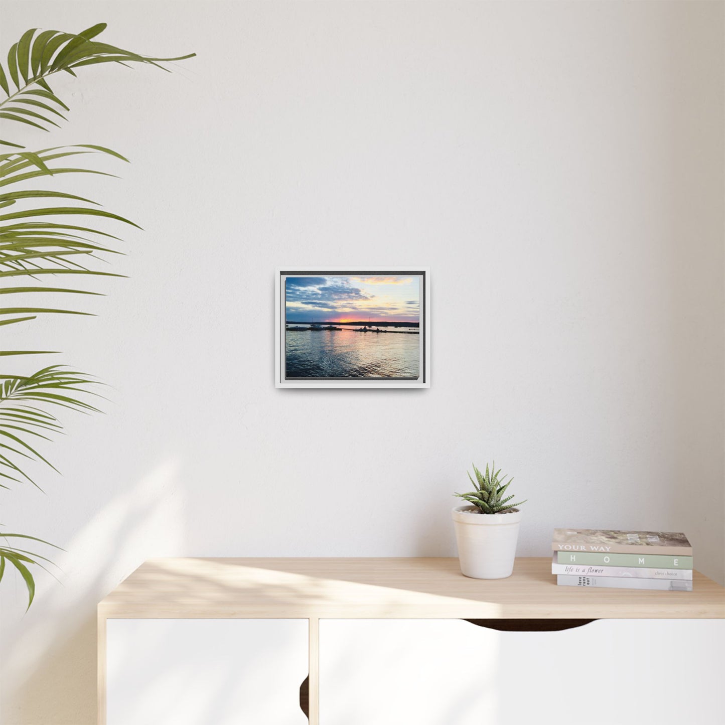 Madeline Island, WI Canvas, Framed (Multi-color)