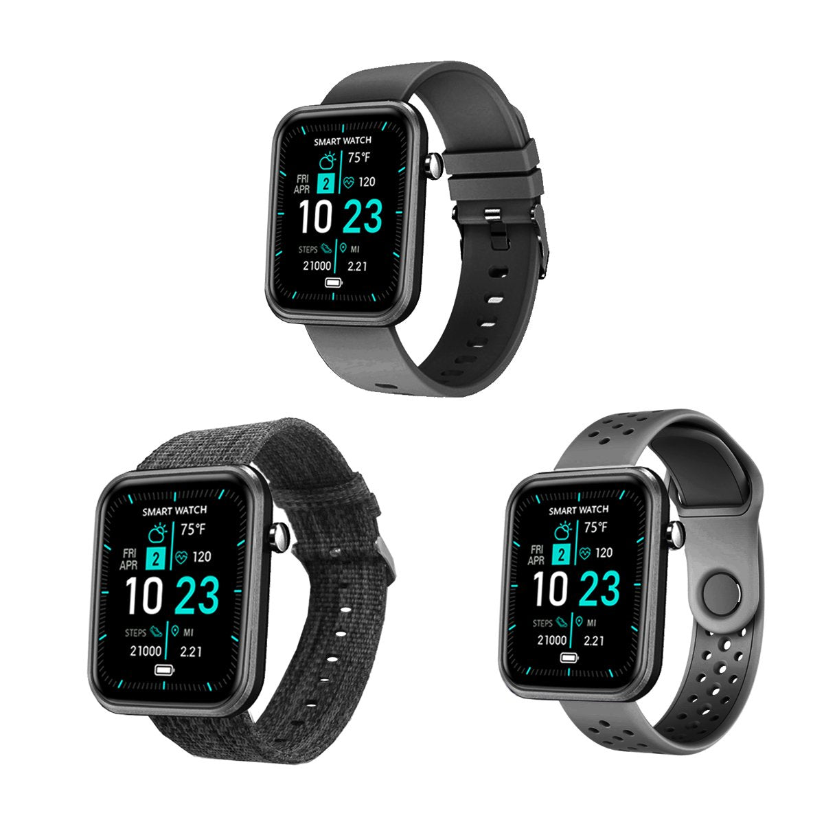 3-in-1 Smartwatch Set – Wellness on Your Wrist