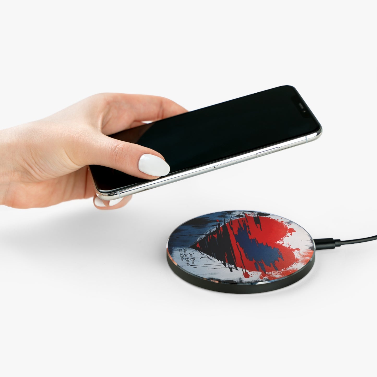 Artistic Heart Wireless Charger | Fast Charging Pad | 2025 Edition by Law Rence