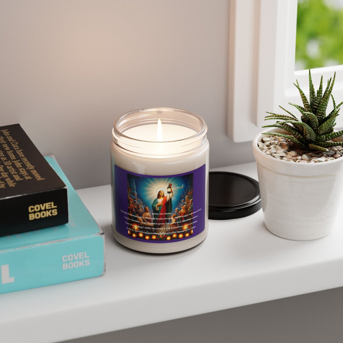 Divine Light – Faith-Inspired Scented Soy Candle, 9oz