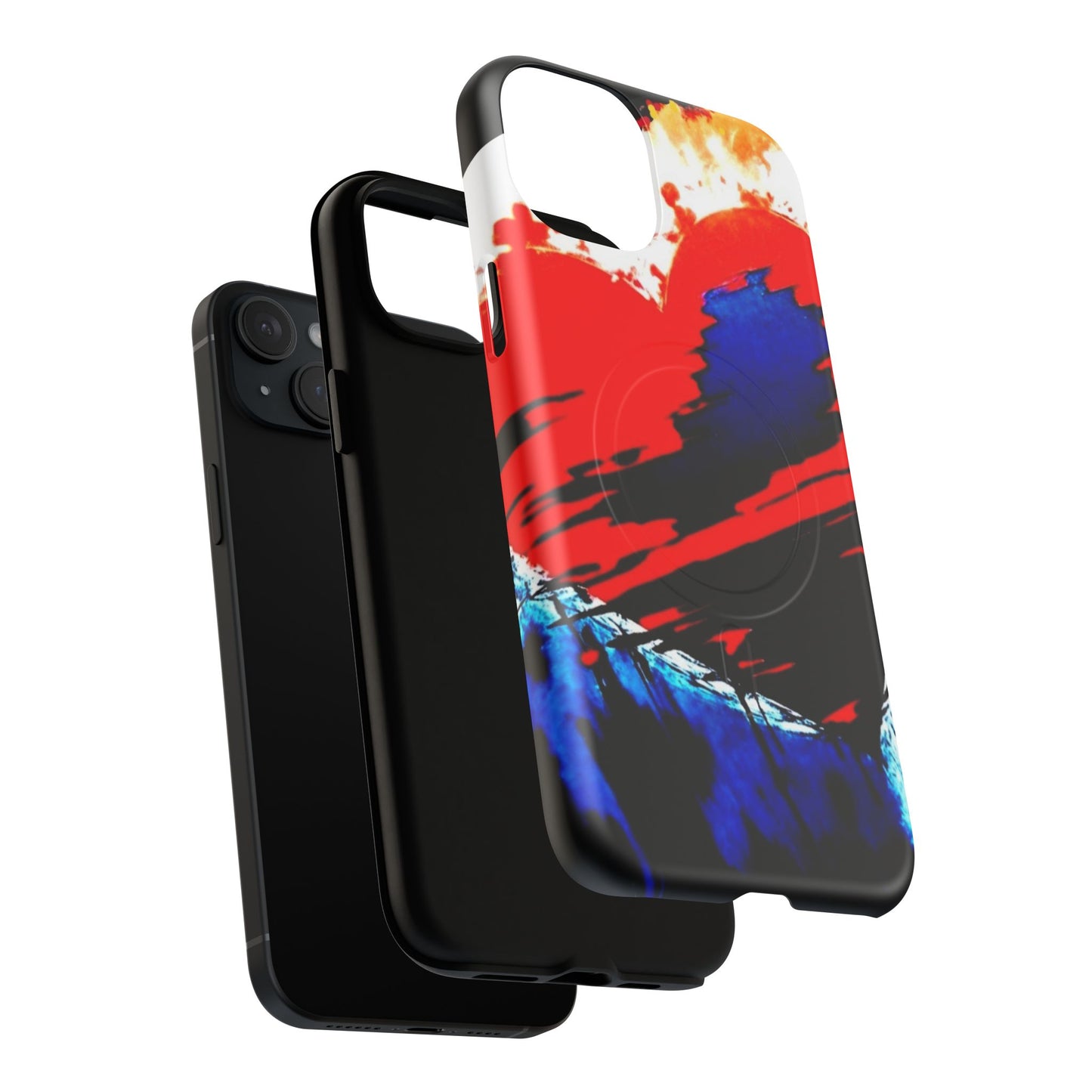 Abstract Magnetic Phone Case - Special Edition Bleeding Heart 2025 by Law Rence