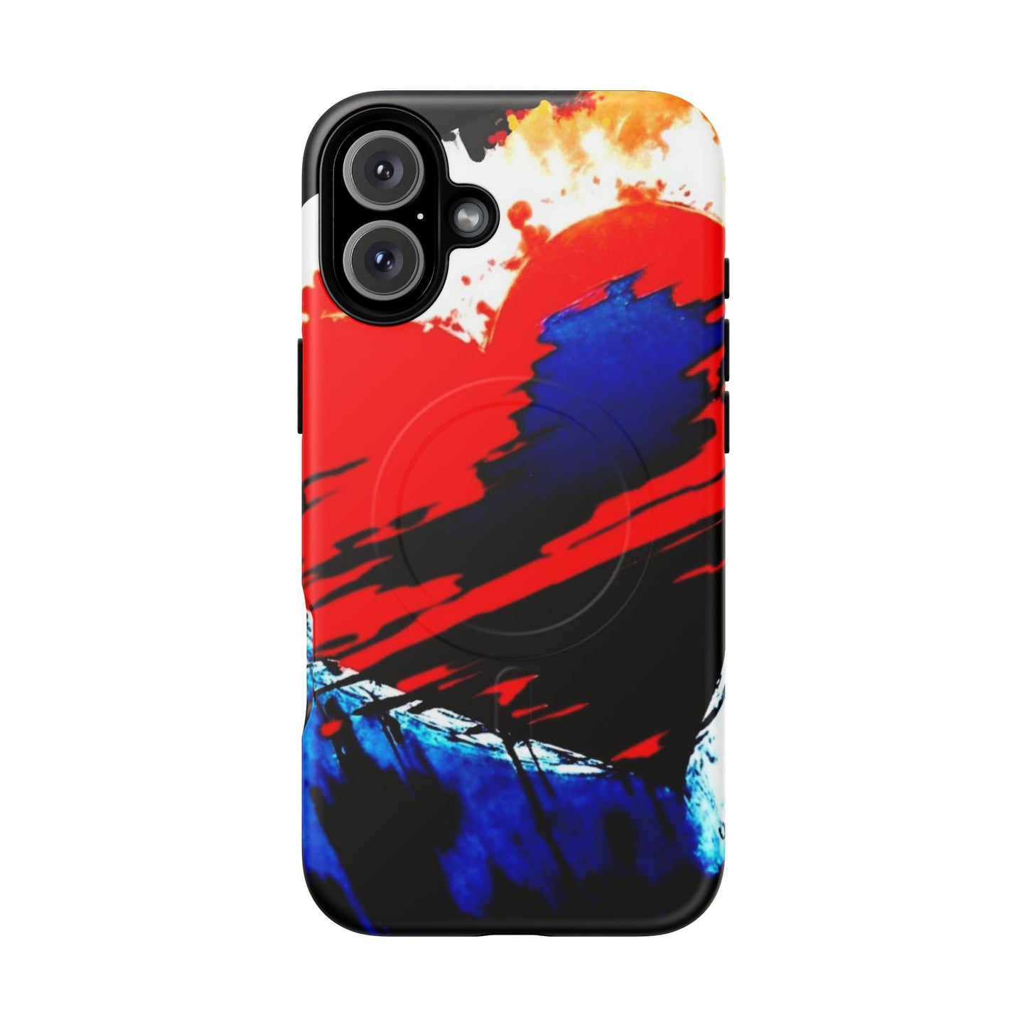 Abstract Magnetic Phone Case - Special Edition Bleeding Heart 2025 by Law Rence