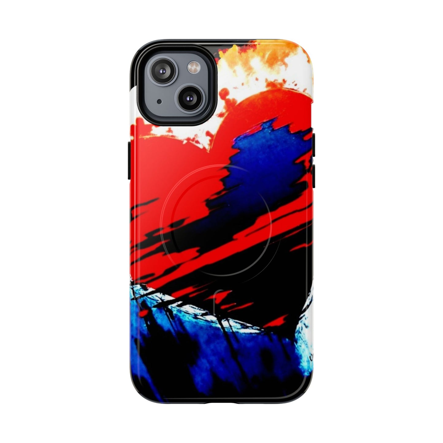 Abstract Magnetic Phone Case - Special Edition Bleeding Heart 2025 by Law Rence