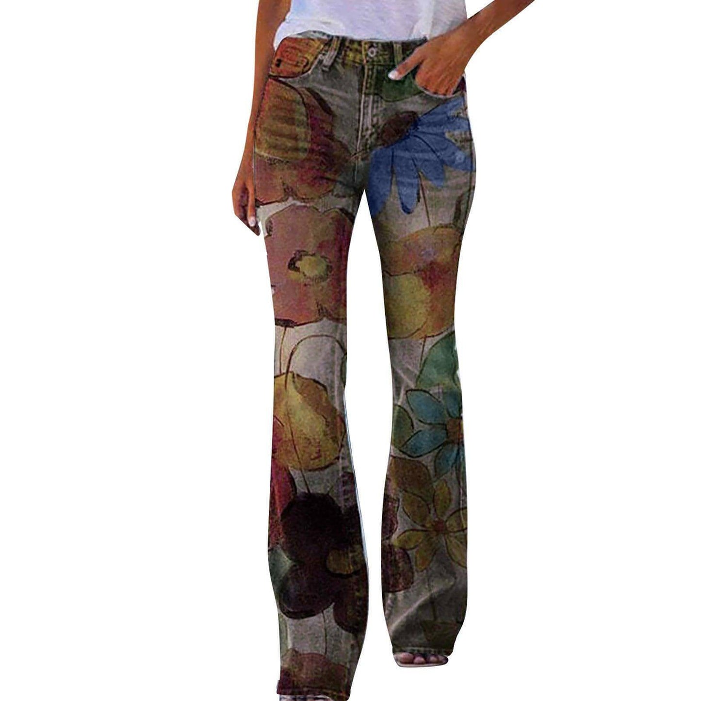 Daily Drip Floral Flow Pants – Lightweight Statement Trousers