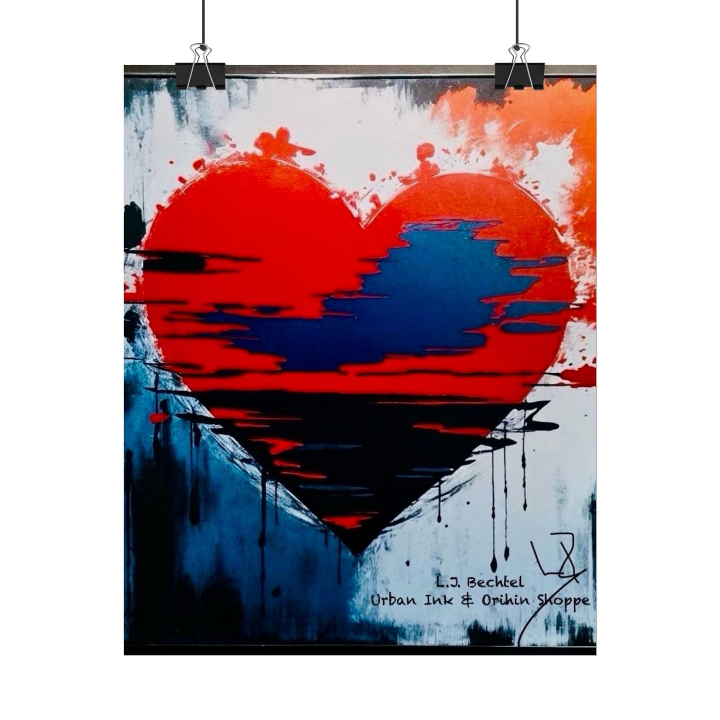 🔥 The 2025 Bleeding Heart Poster – Official Limited Edition Drop! 🔥