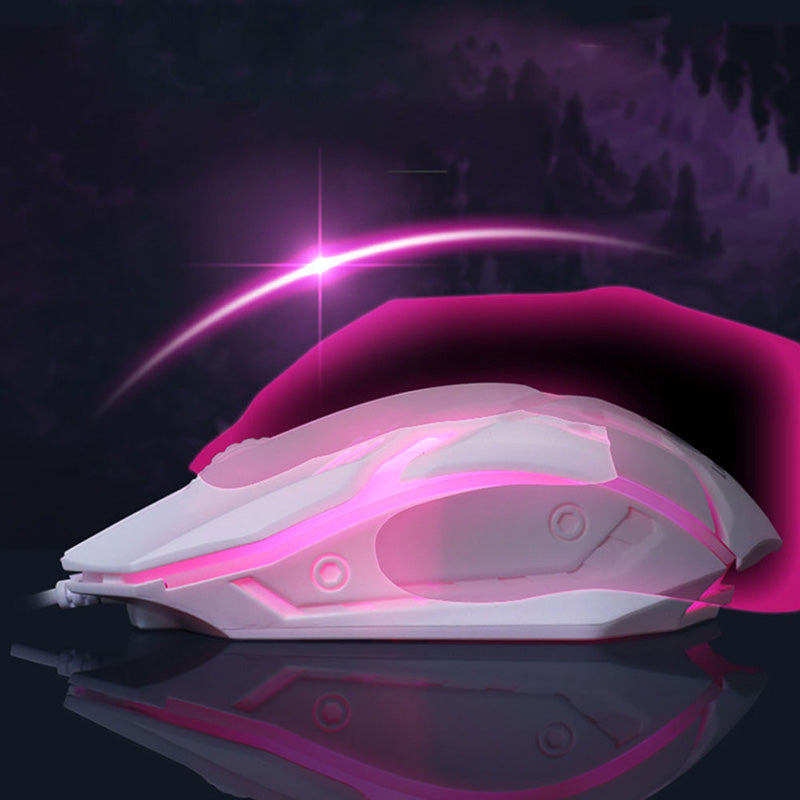 Glide+ RGB Gaming Keyboard & Mouse Combo – Wired LED Backlit Set
