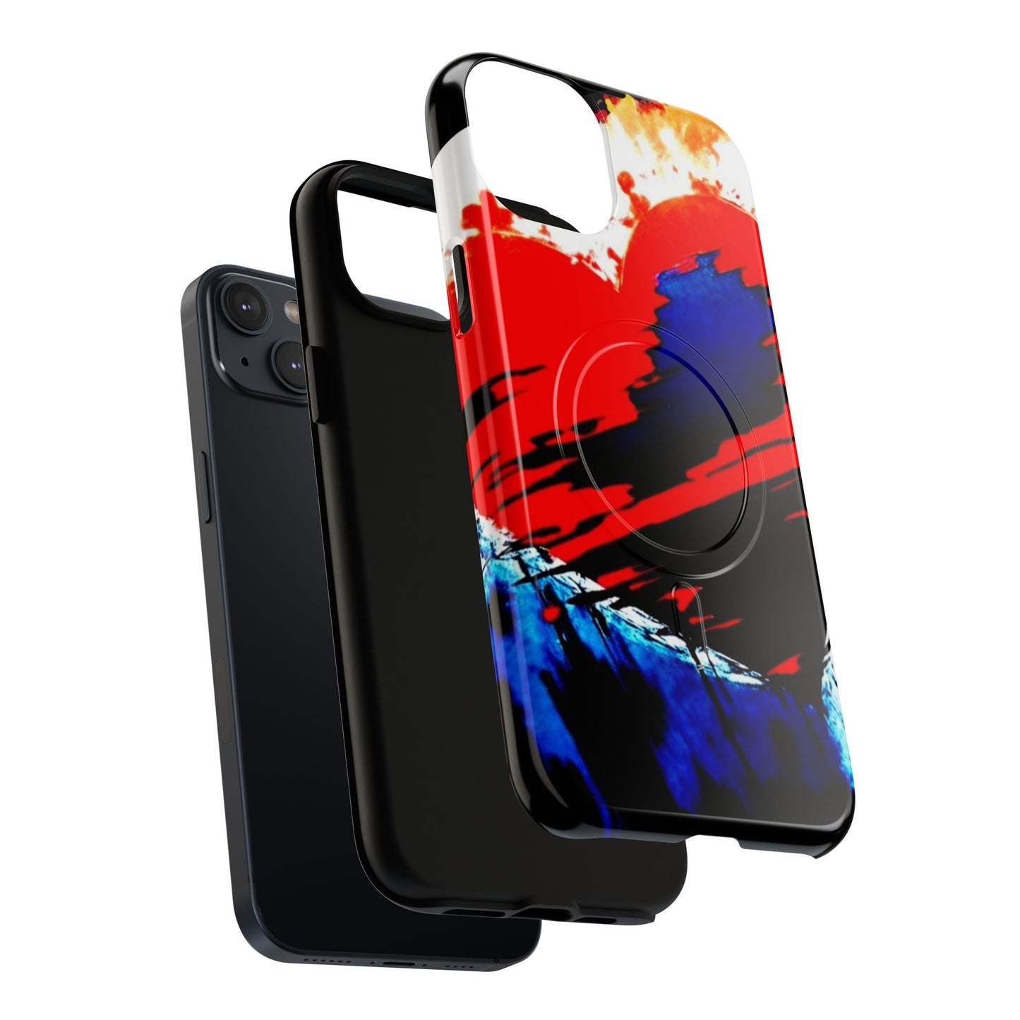 Abstract Magnetic Phone Case - Special Edition Bleeding Heart 2025 by Law Rence