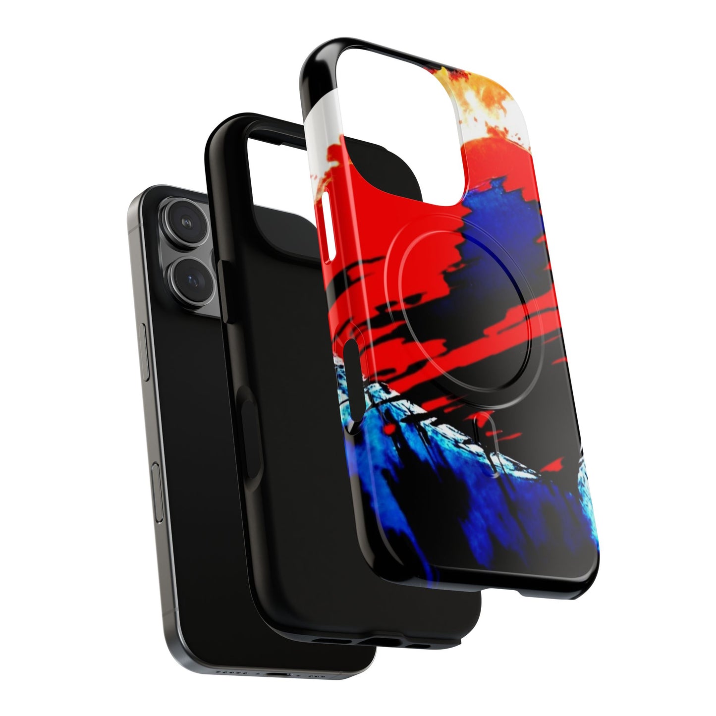 Abstract Magnetic Phone Case - Special Edition Bleeding Heart 2025 by Law Rence