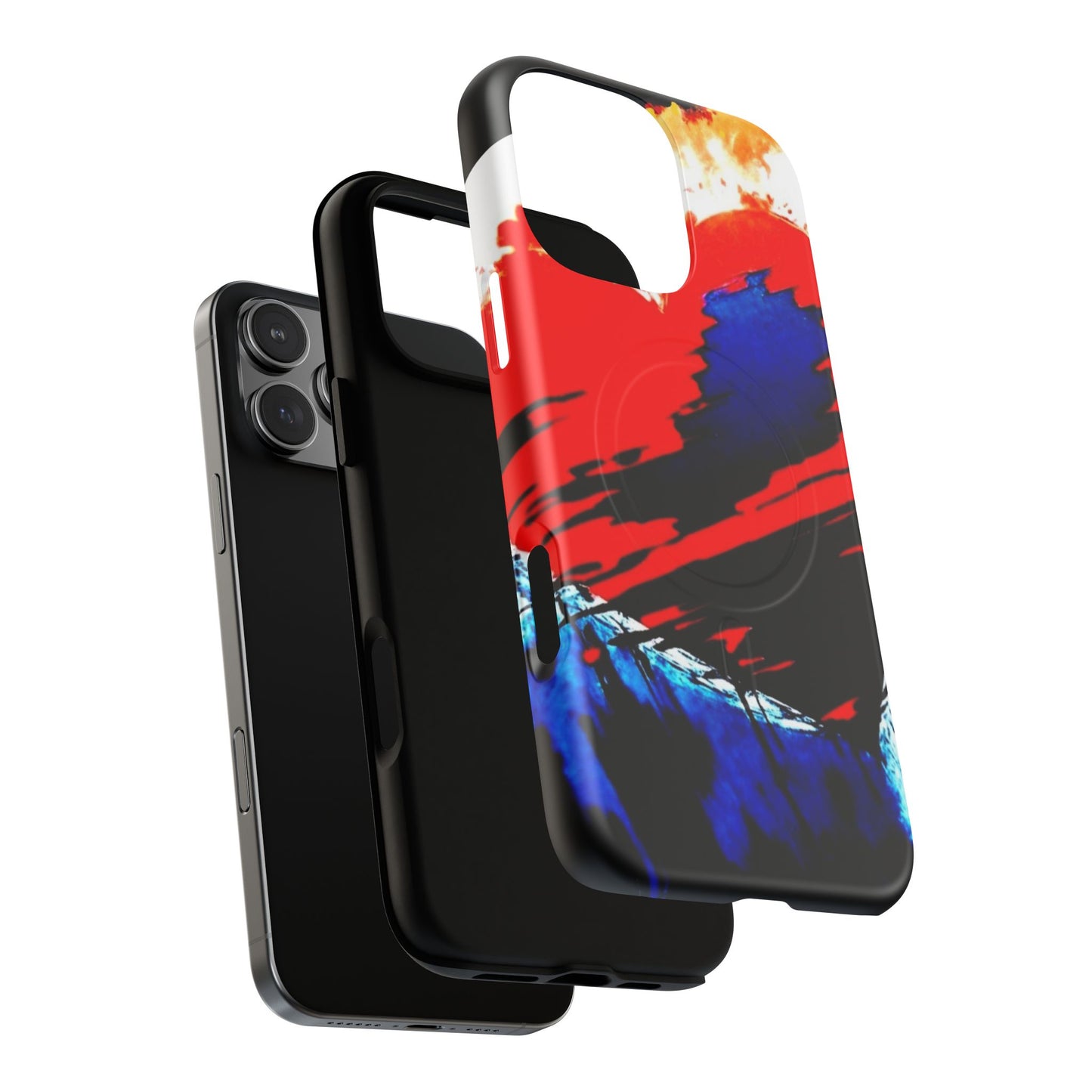Abstract Magnetic Phone Case - Special Edition Bleeding Heart 2025 by Law Rence