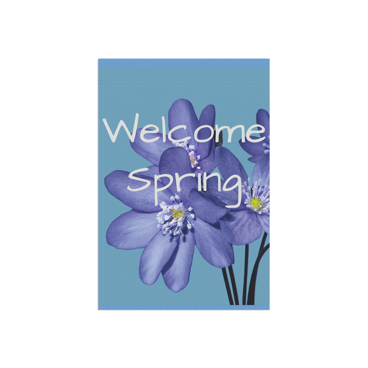 Welcome Spring Garden Flag Designed by Law Rence