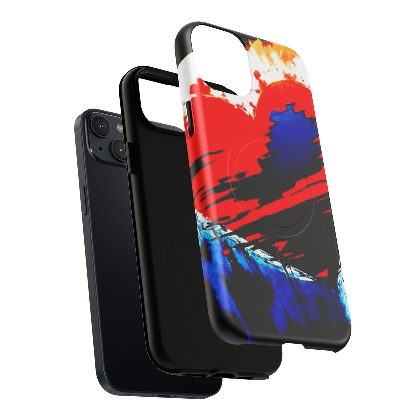 Abstract Magnetic Phone Case - Special Edition Bleeding Heart 2025 by Law Rence