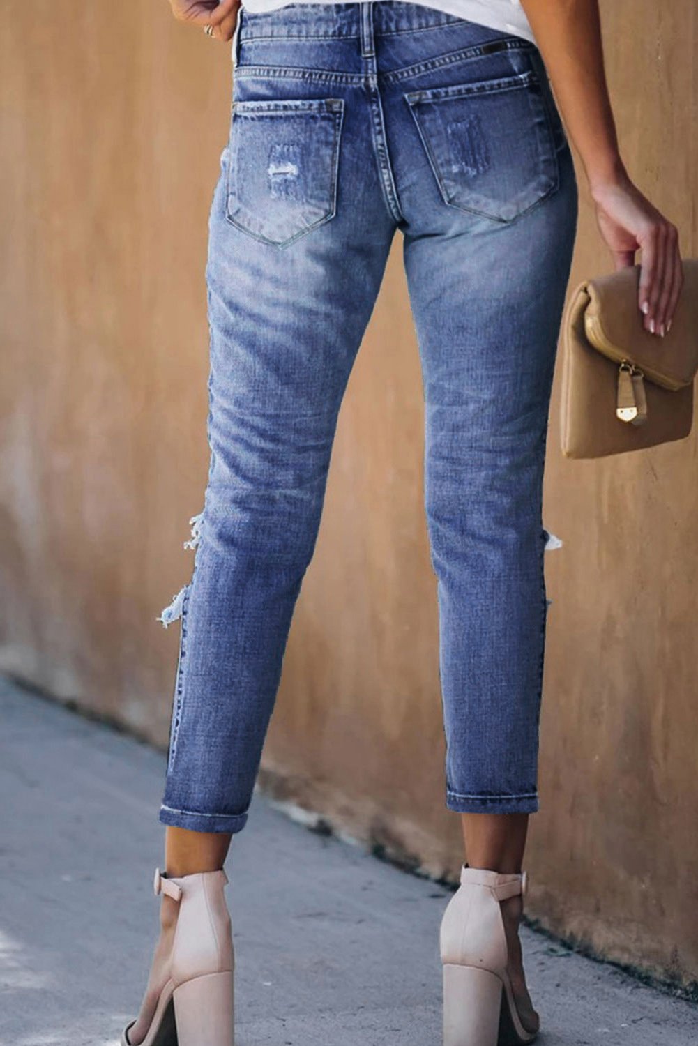 Fade Game Crop Jeans – Distressed, Cropped & Street-Ready