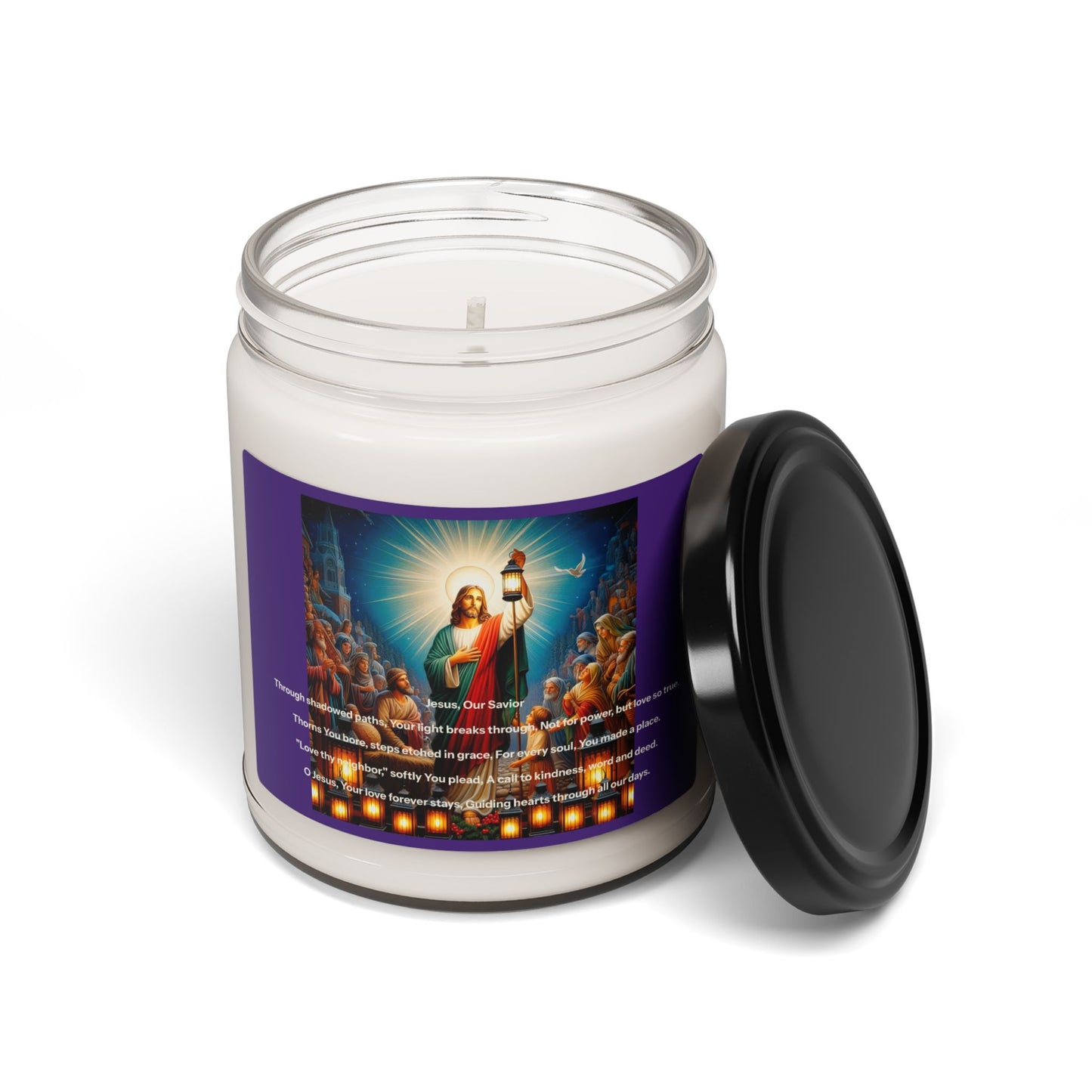 Divine Light – Faith-Inspired Scented Soy Candle, 9oz