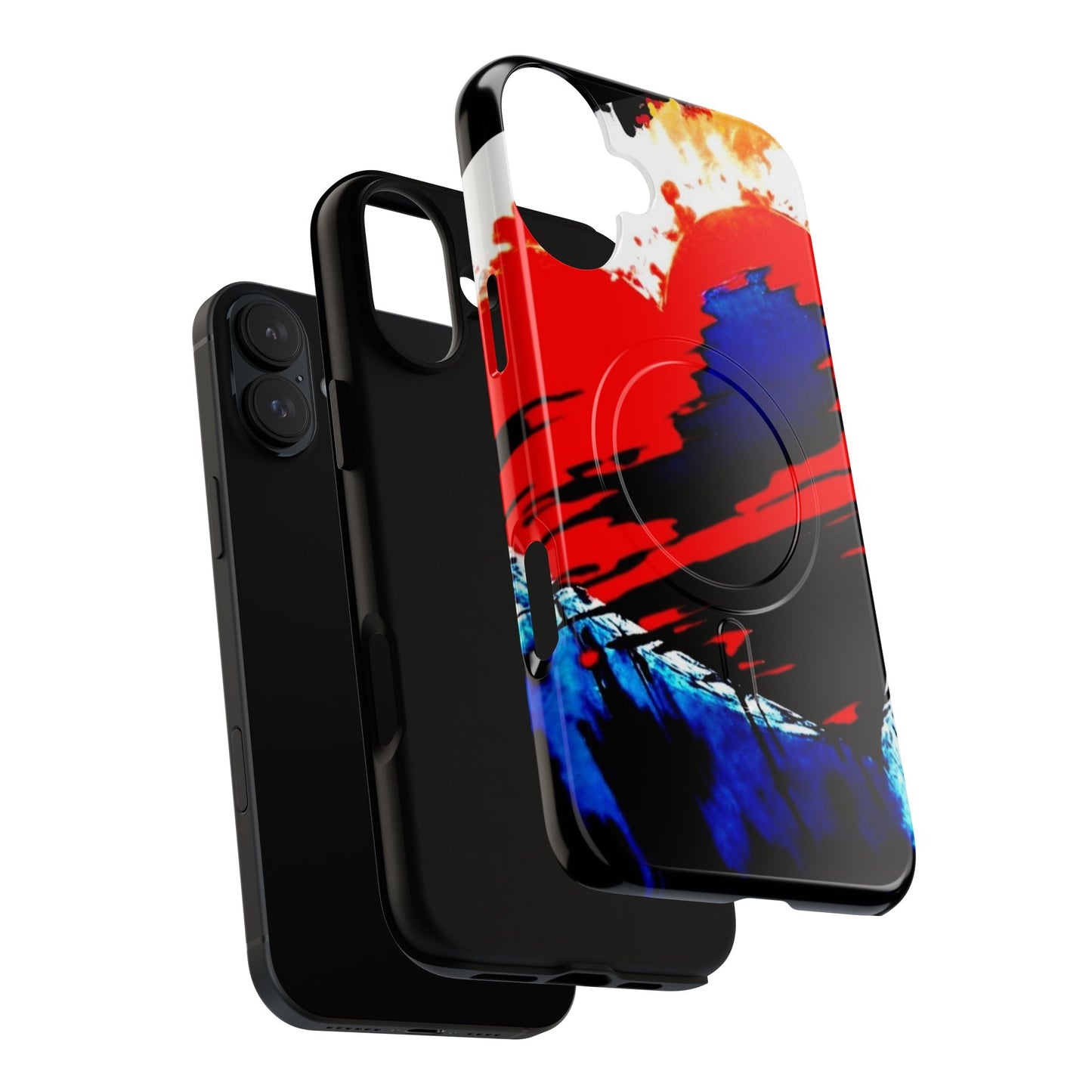 Abstract Magnetic Phone Case - Special Edition Bleeding Heart 2025 by Law Rence
