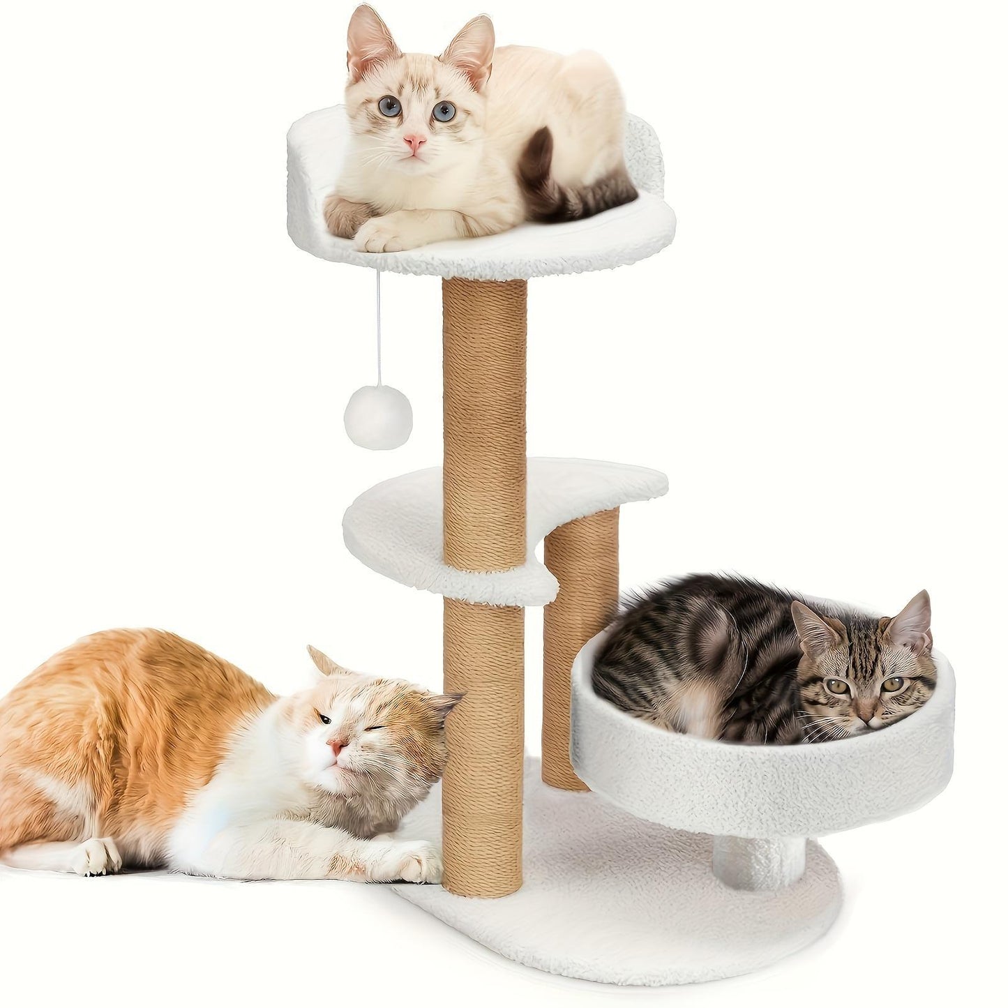 Multi-Layer Cat Tree Tower – Modern Indoor Cat Furniture