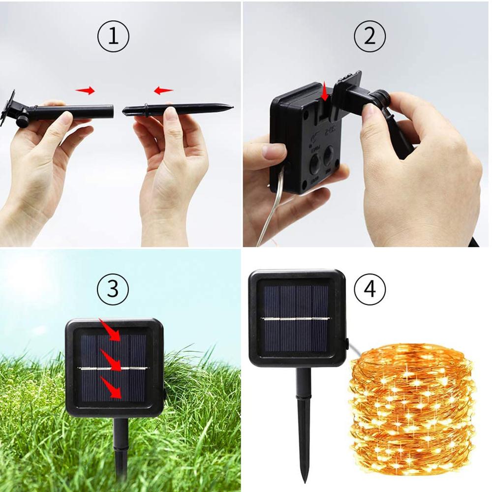 Twilight Trail Solar String Lights – Garden & Patio Ready