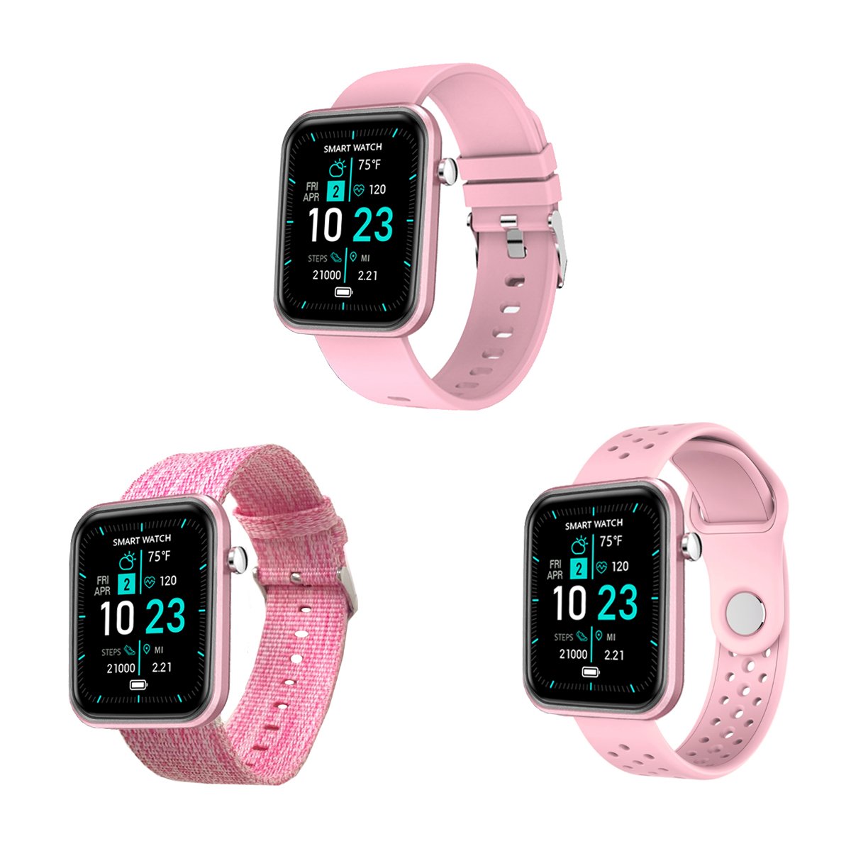 3-in-1 Smartwatch Set – Wellness on Your Wrist