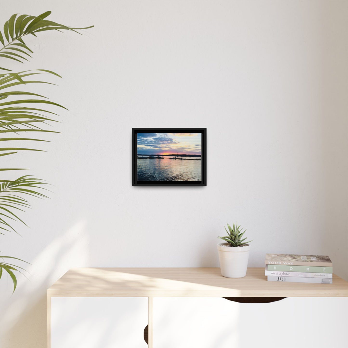 Madeline Island, WI Canvas, Framed (Multi-color)