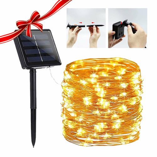 Twilight Trail Solar String Lights – Garden & Patio Ready