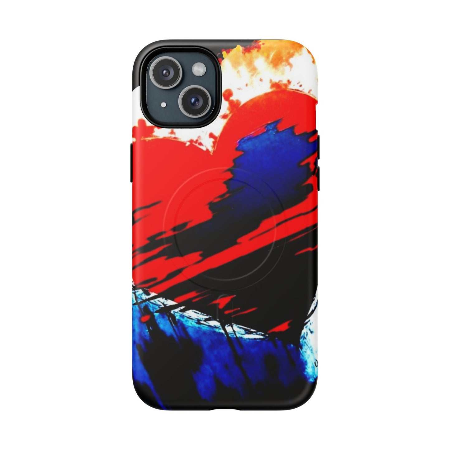 Abstract Magnetic Phone Case - Special Edition Bleeding Heart 2025 by Law Rence