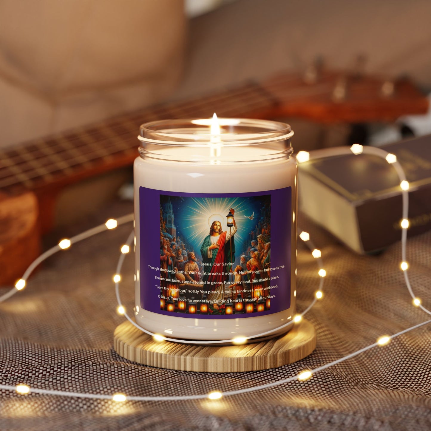 Divine Light – Faith-Inspired Scented Soy Candle, 9oz