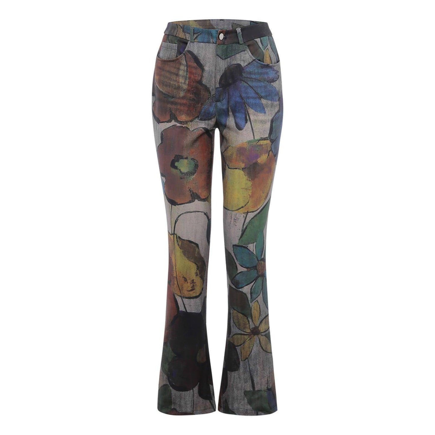 Daily Drip Floral Flow Pants – Lightweight Statement Trousers