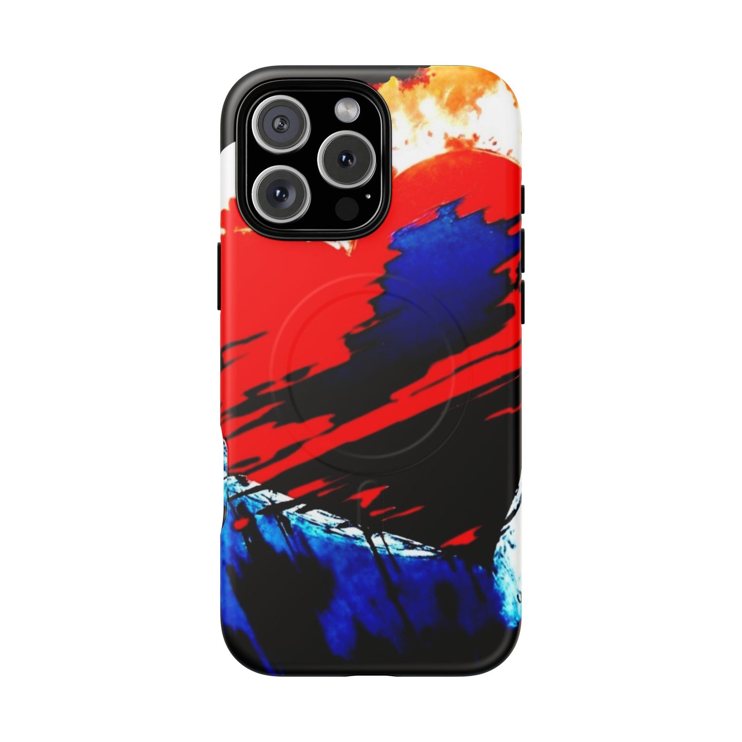 Abstract Magnetic Phone Case - Special Edition Bleeding Heart 2025 by Law Rence
