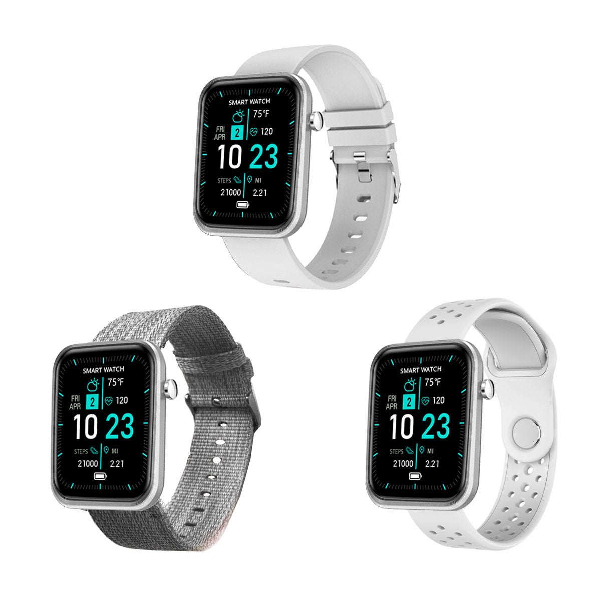 3-in-1 Smartwatch Set – Wellness on Your Wrist
