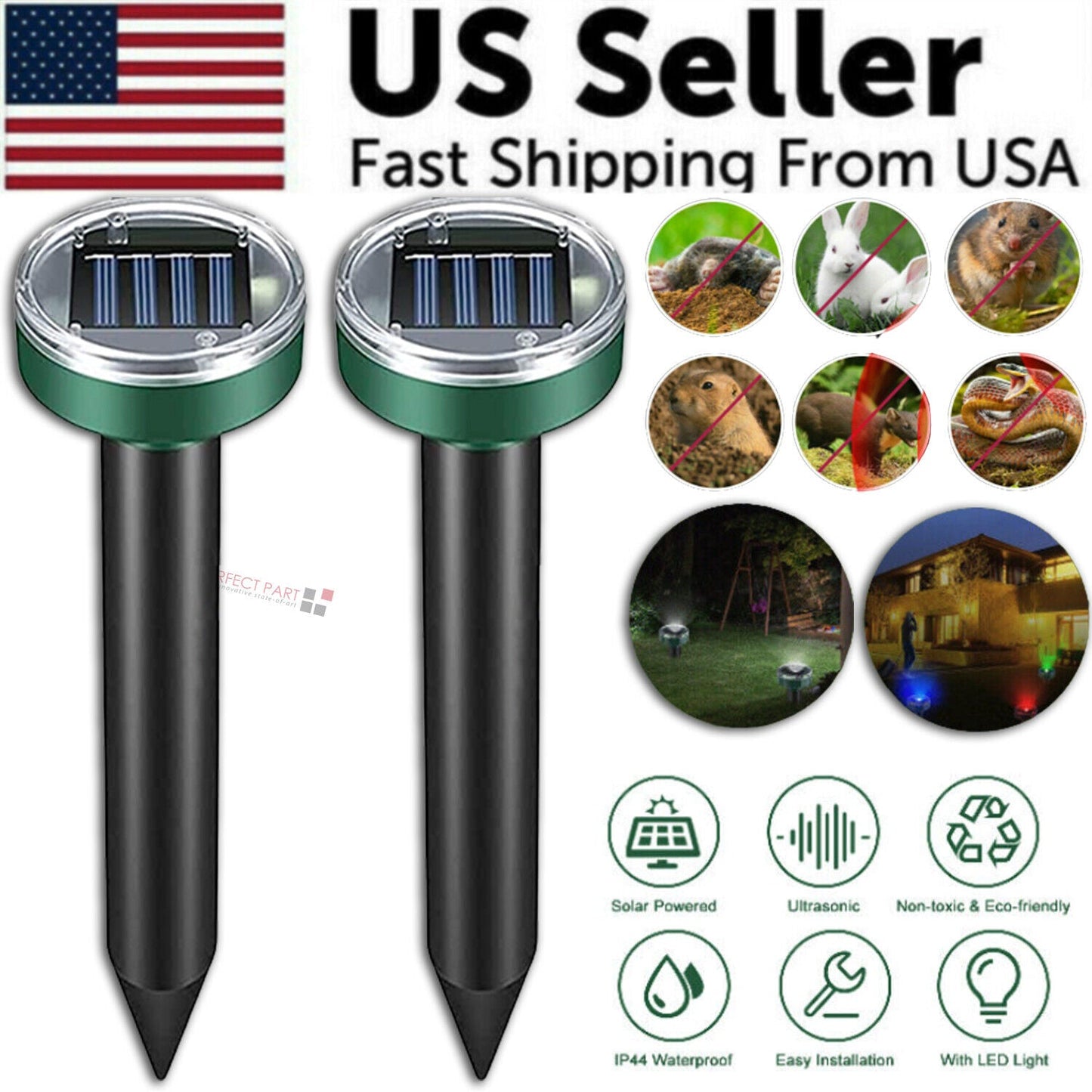 SolarGuard™ Ultrasonic Animal & Pest Repeller