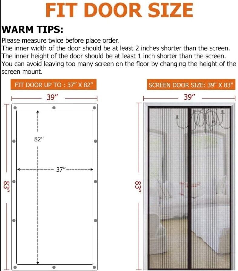 Buzz-Off Buddy: Snap-Closure Magnetic Screen Door Mesh