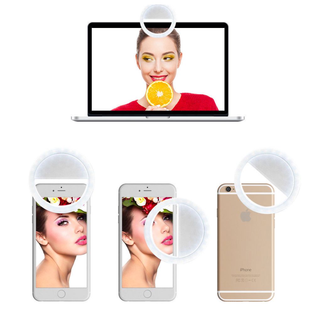 GlowSnap™ Clip-On Selfie Ring Light
