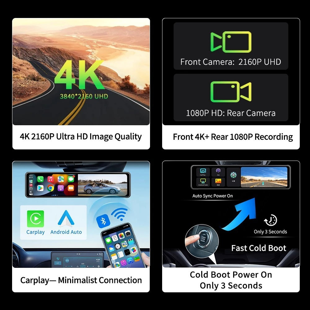 RoadEye 4K Dash Cam – Drive Confidently, Record Everything