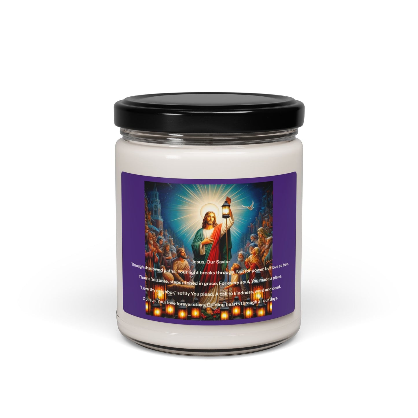 Divine Light – Faith-Inspired Scented Soy Candle, 9oz
