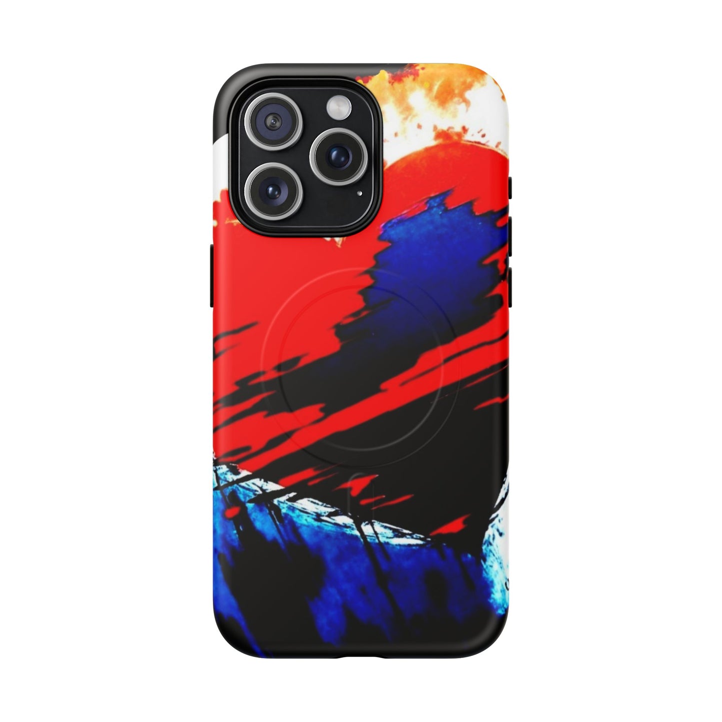 Abstract Magnetic Phone Case - Special Edition Bleeding Heart 2025 by Law Rence
