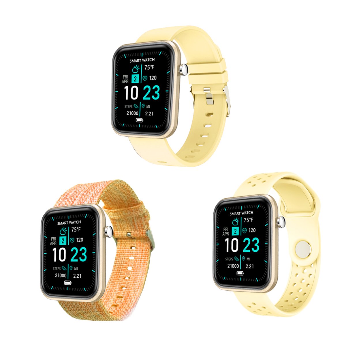 3-in-1 Smartwatch Set – Wellness on Your Wrist
