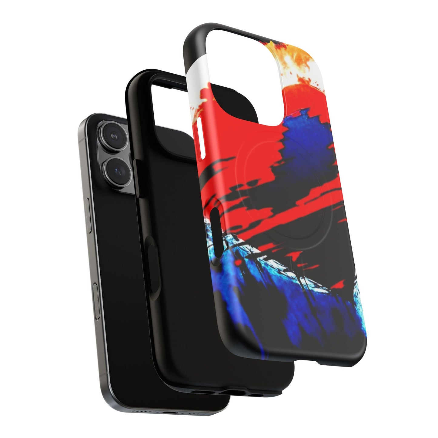 Abstract Magnetic Phone Case - Special Edition Bleeding Heart 2025 by Law Rence
