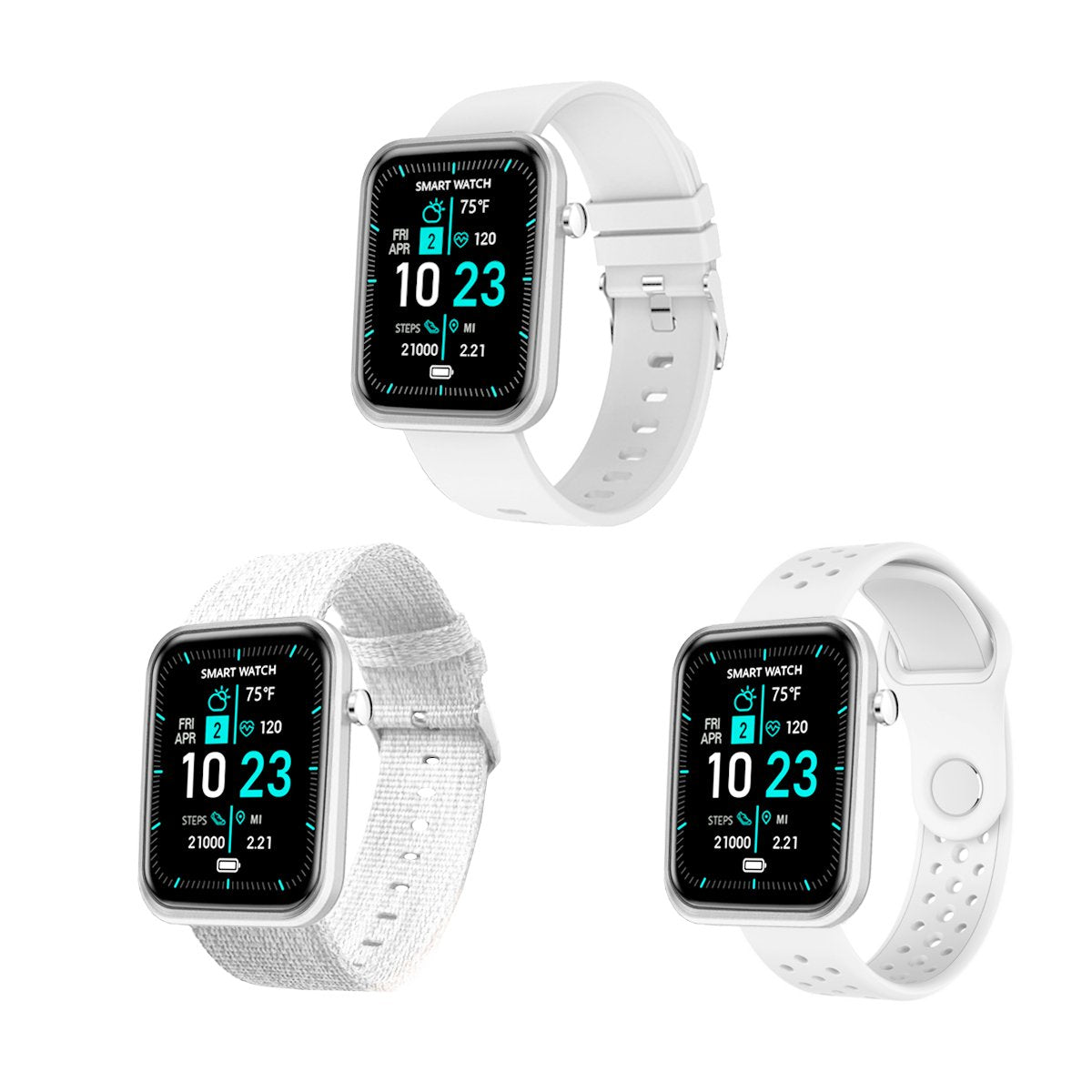 3-in-1 Smartwatch Set – Wellness on Your Wrist