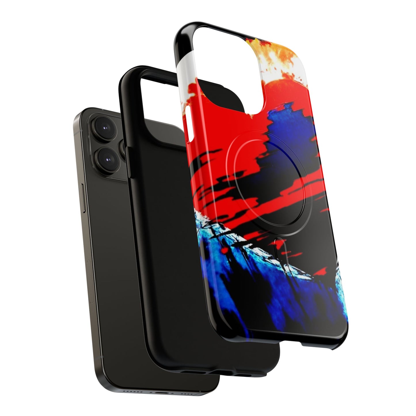 Abstract Magnetic Phone Case - Special Edition Bleeding Heart 2025 by Law Rence
