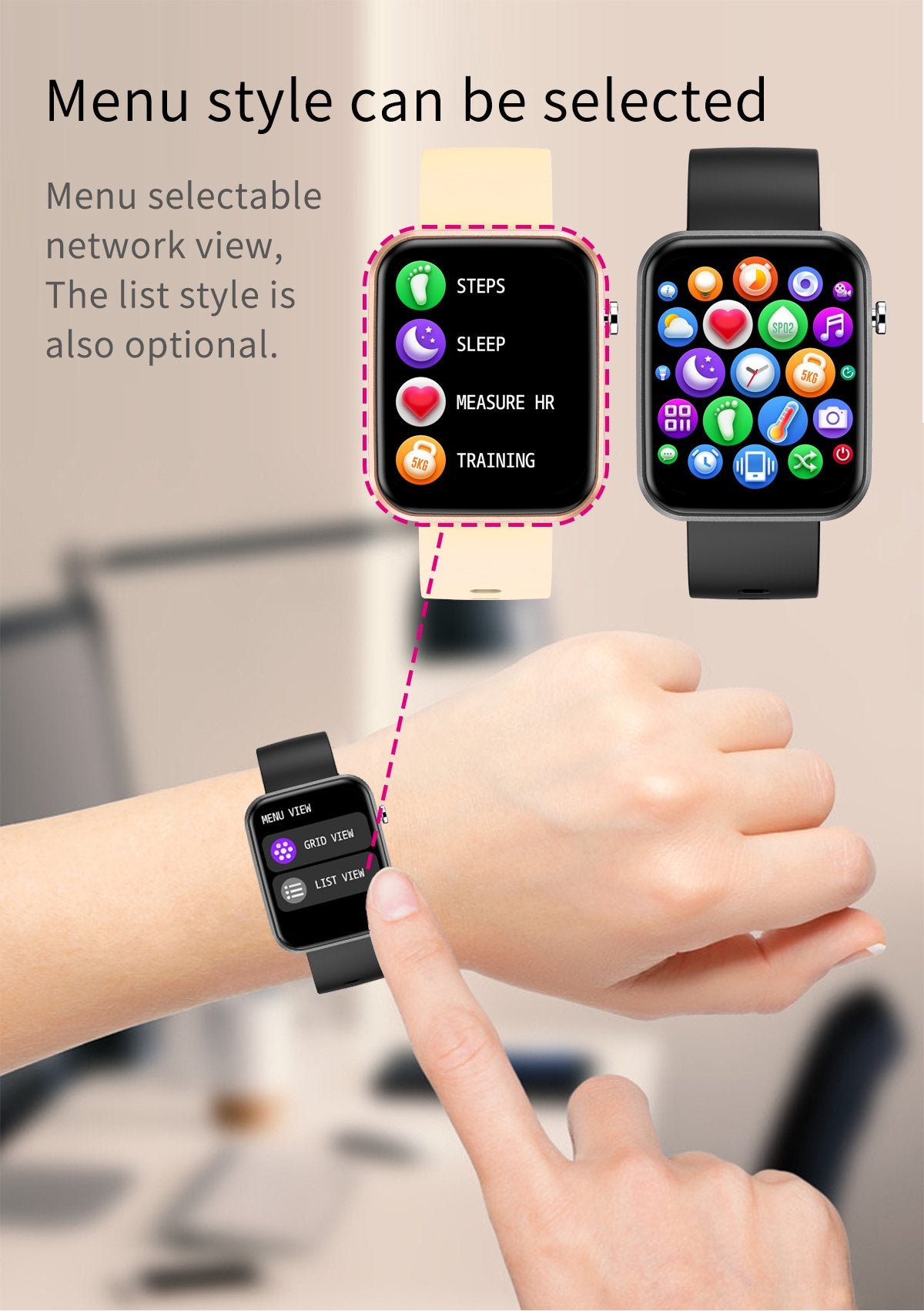 3-in-1 Smartwatch Set – Wellness on Your Wrist