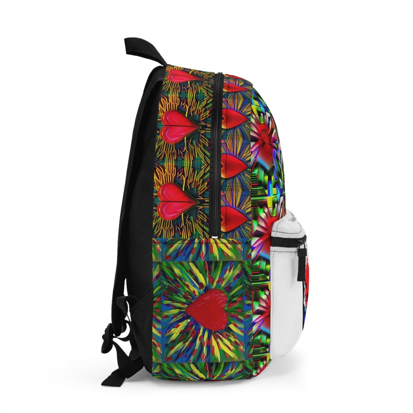 The Bleeding Heart Collection Backpack – Artistic School Tote, Colorful Daypack, LGBTQ+ Cause-Inspired Gift