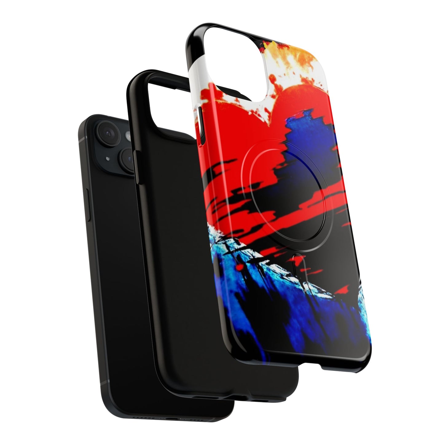 Abstract Magnetic Phone Case - Special Edition Bleeding Heart 2025 by Law Rence
