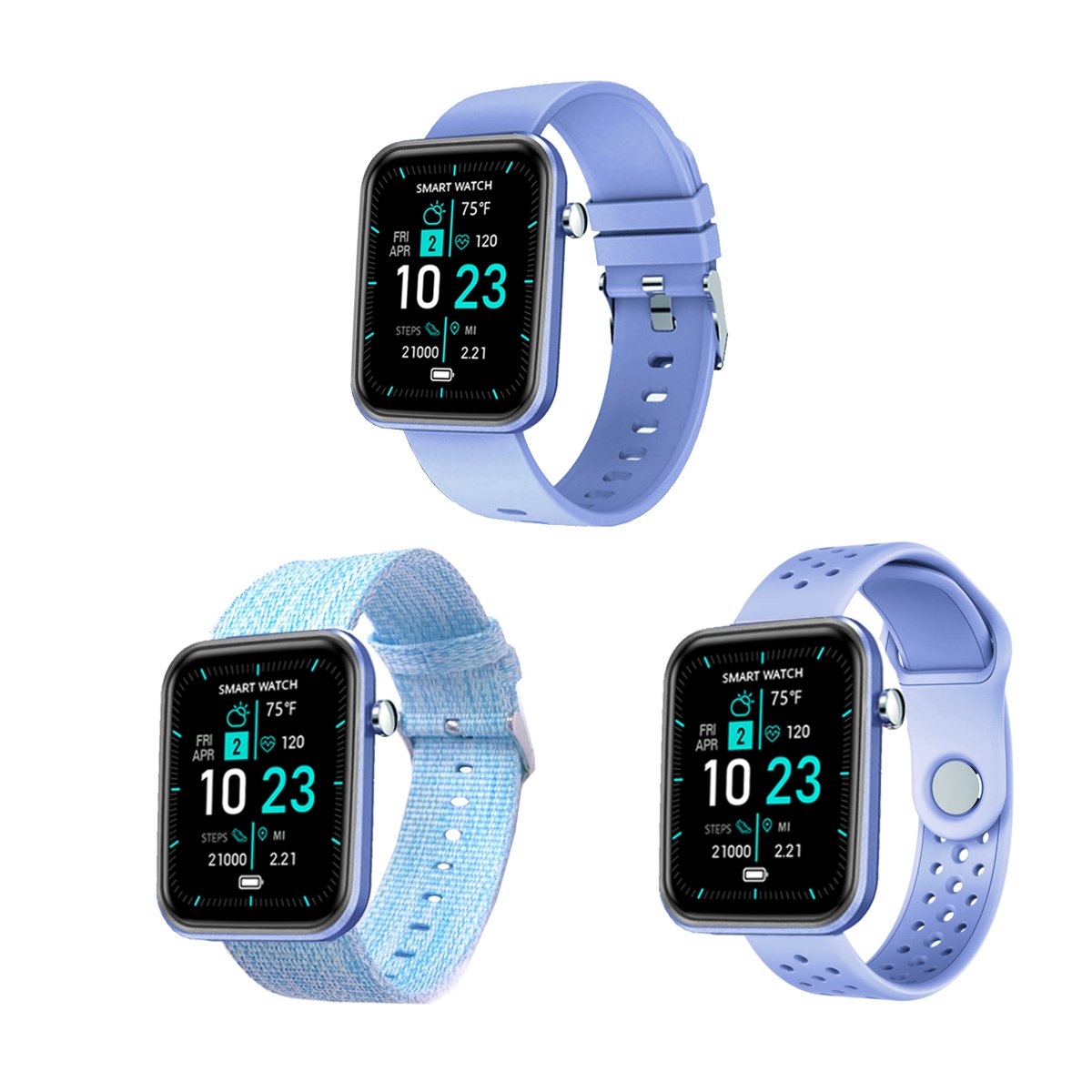 3-in-1 Smartwatch Set – Wellness on Your Wrist