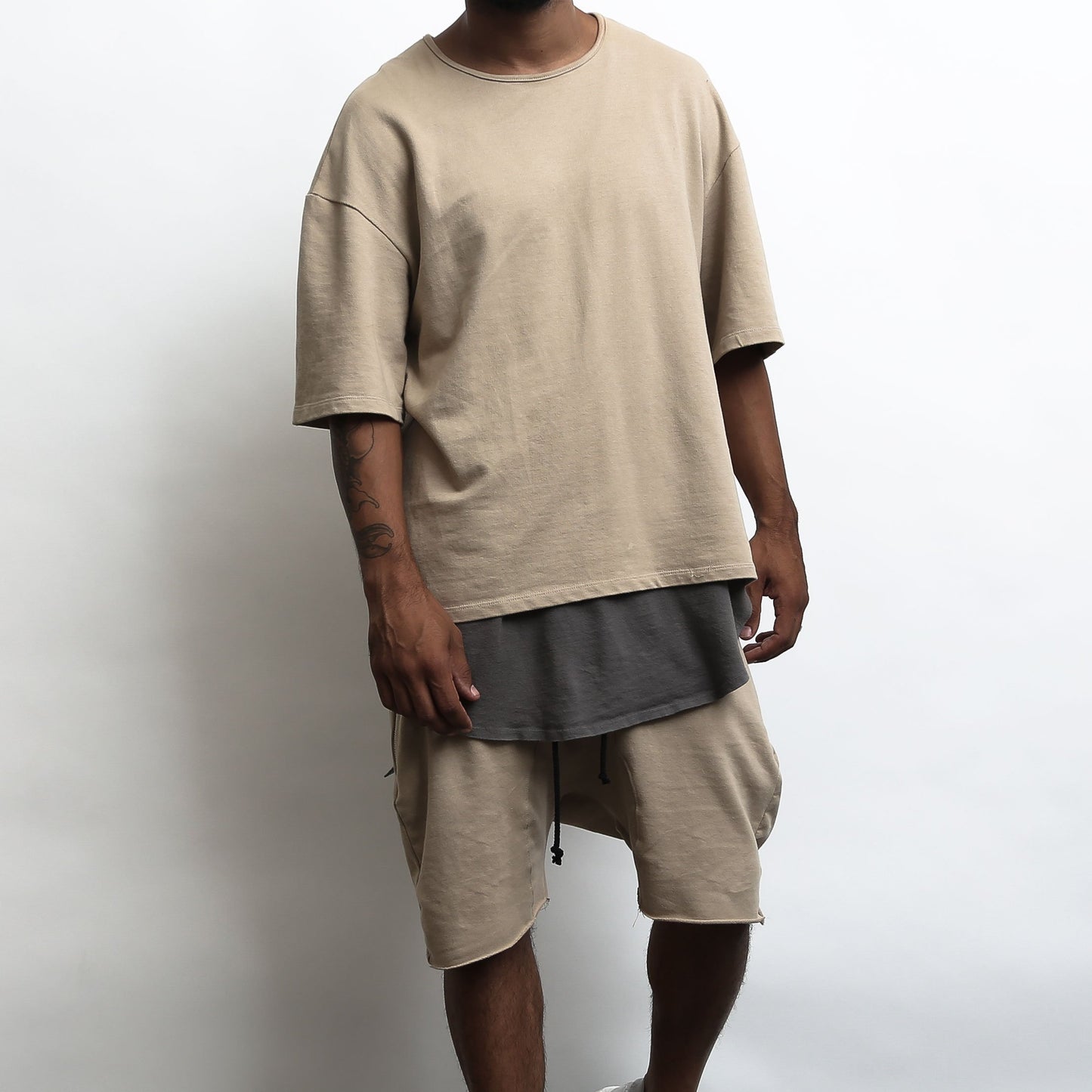 Raw City Cut-Off Shorts Urban Khaki Edge for Everyday Rebels