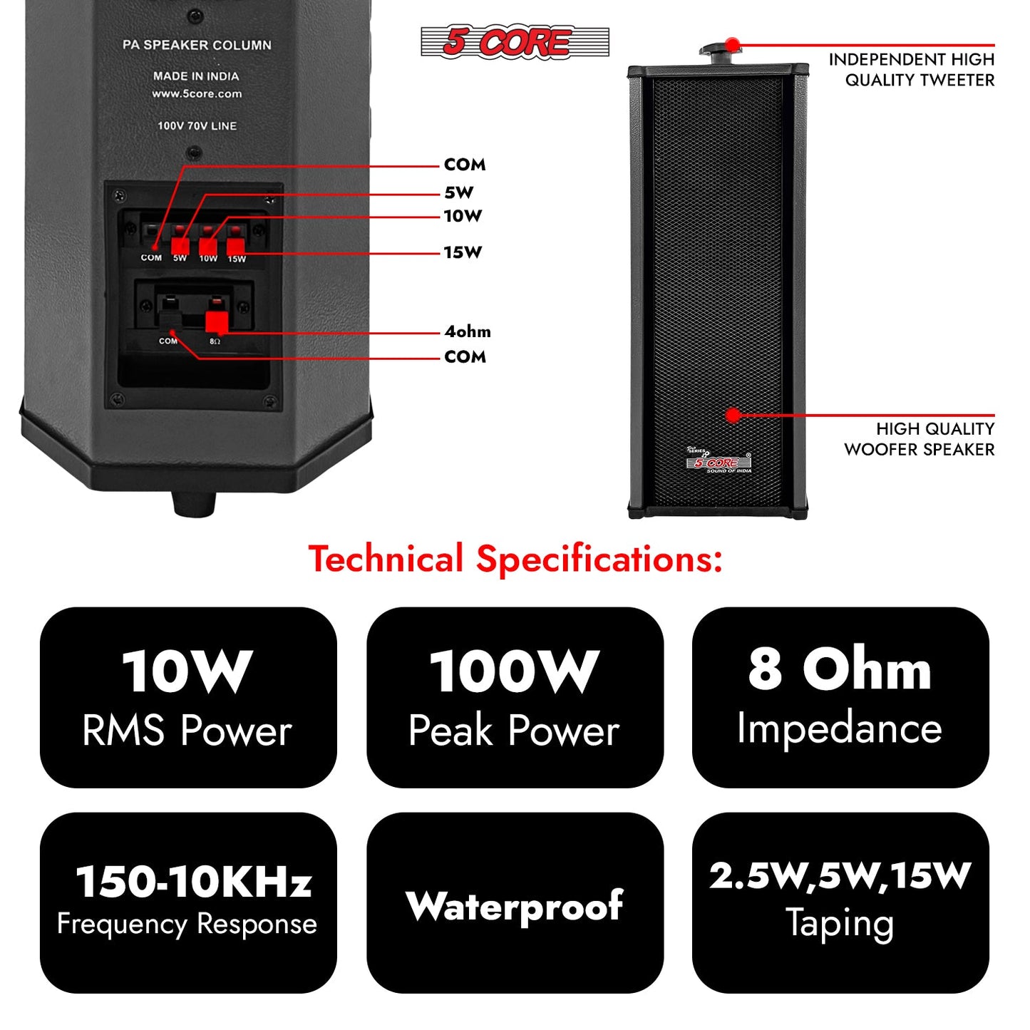 Wall Rockers: 100W Outdoor Sound That Knocks Without the Box!