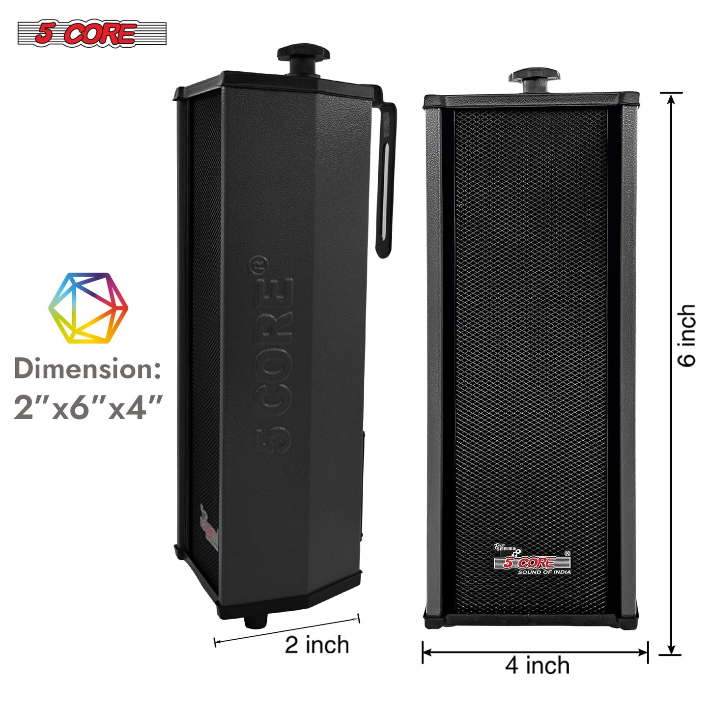 Wall Rockers: 100W Outdoor Sound That Knocks Without the Box!