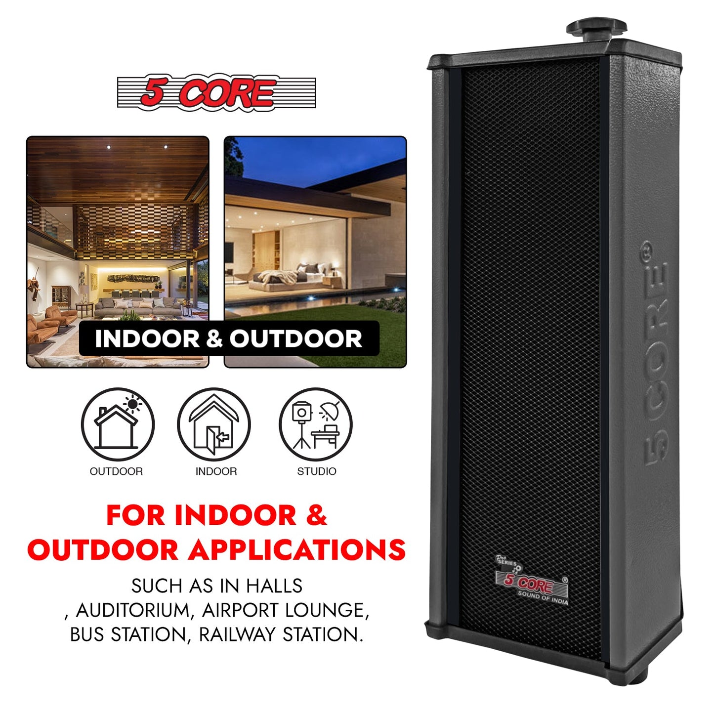Wall Rockers: 100W Outdoor Sound That Knocks Without the Box!