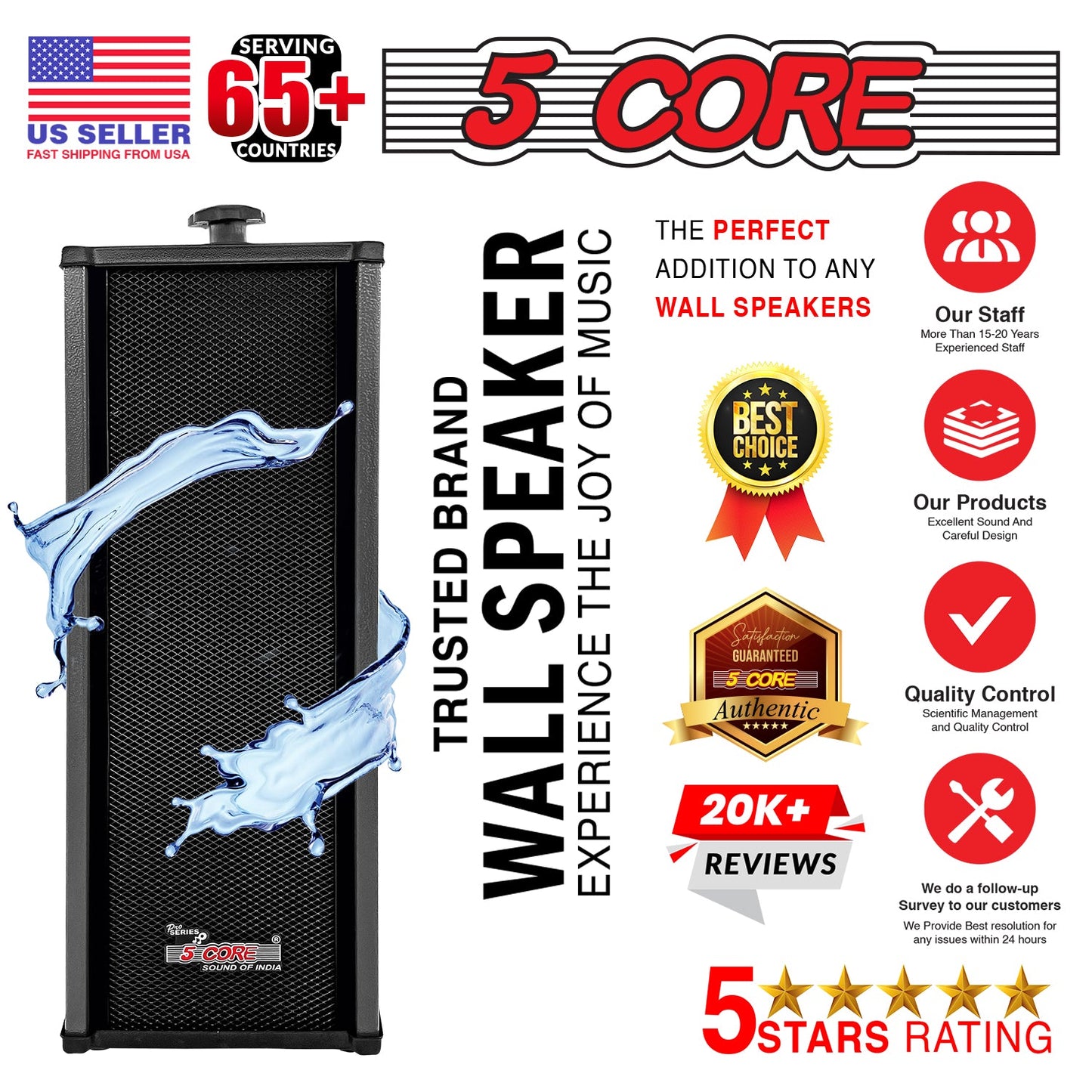 Wall Rockers: 100W Outdoor Sound That Knocks Without the Box!